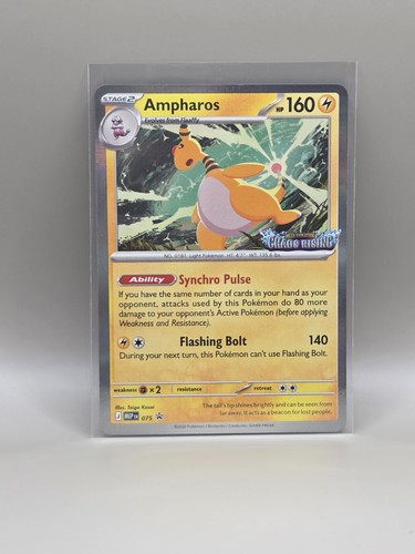 Ampharos 075 staff prerelease - 075,