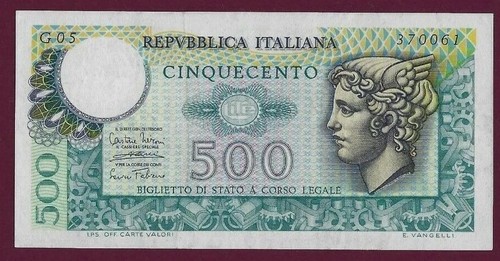 Italia 500 lire 1974 - lire,