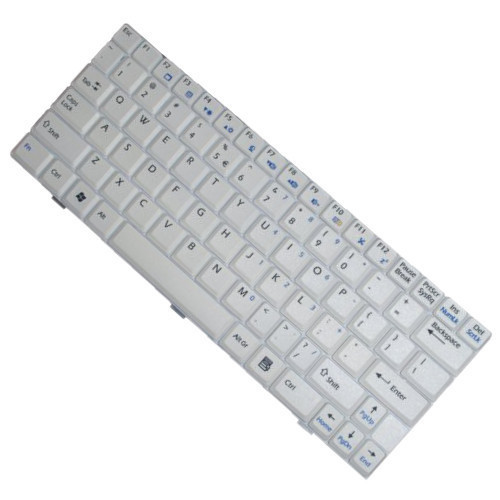 Hqrp teclado bianco per msi - hqrp,