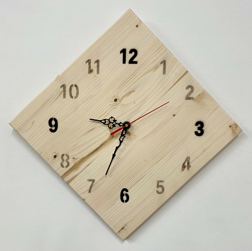 Orologio artigianale legno - orologio, in