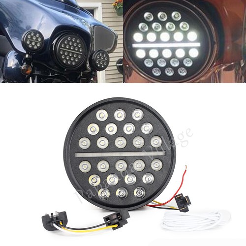 Faro led rotondo stile - rotondo, 7"