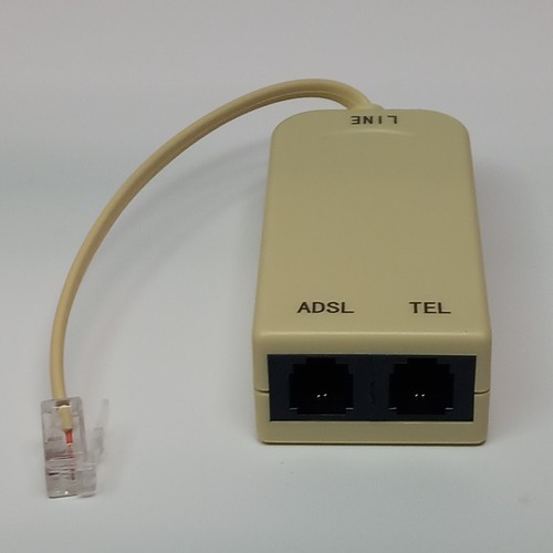 Filtro adsl rj11b a - (splitter),