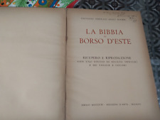 Treccani- LA BIBBIA DI BORSO D'ESTE- Recupero e riproduzione