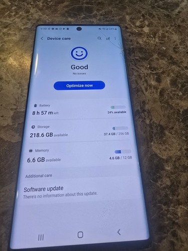 Cracked samsung galaxy note10 - samsung,
