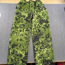 Pantaloni antipioggia danesi M84 HMAK 2001 uomo medi mimetici combattimento bosco militare