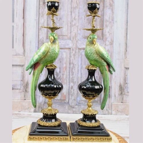 Portacandele bronzo coppia - bronzo,