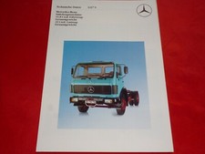 MERCEDES NG 1217 S trattore stradale depliant folleto del 1984
