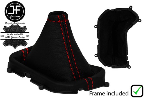 Rosso cuciture pelle - ,