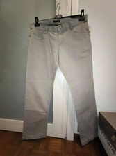 Pantalone leggero da uomo grigio chiaro usato in ottimo stato tg 52 marca OVS
