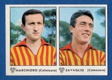 FIGURINA CALCIATORI PANINI 1964/65 - RECUPERO - MARCHIORO/ZAVAGLIO - CATANZARO