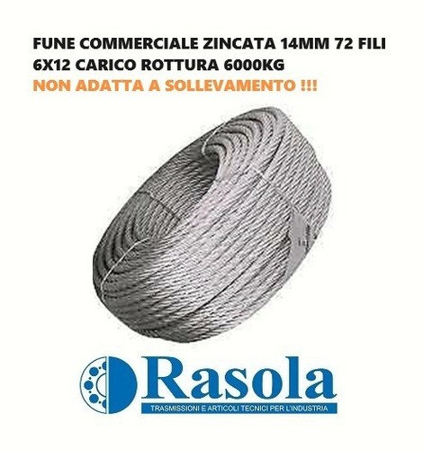 50mt fune commerciale zinc - 50mt,