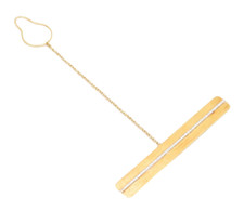 Spilla cravatta vintage ORO