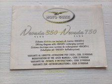 Moto Guzzi Nevada Club 350-750 AGGIORNAMENTO manuale uso manutenzione originale