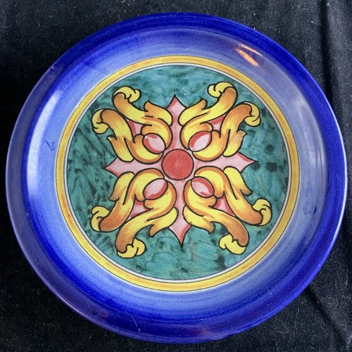 Piatto maiolica dip mano - piatto,