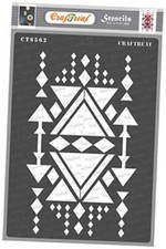  Stencil modello triangolo per