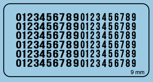 Decalcomanie decals chiffres - decalcomanie,