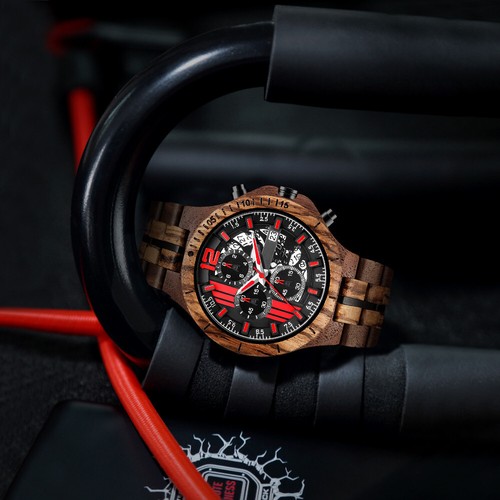 Orologio legno per - in,