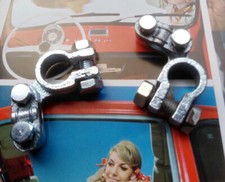 FIAT 500 D - F - L - R COPPIA MORSETTI BATTERIA (506)