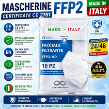 10 Mascherine FFP2 Certificate