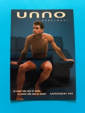 UNNO UNDERWEAR SI VEDE CHE NON SI VEDE... SI SENTE CHE NON SI SENTE CARTOLINA PU