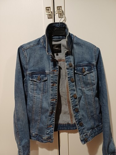 Next giacca jeans blu - next, di