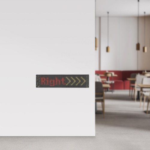 Pannello led display 37x9cm - led,
