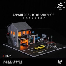 Diorama auto garage - 1/64,
