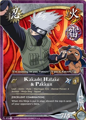 Kakashi hatake pakkun - kakashi,