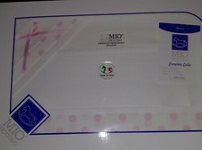 Set lenzuolino bianco rosa