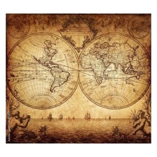 Mappamondo da parete effetto