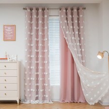 Pink Curtains for Girls