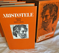 Aristotele OPERE Edizioni Laterza  1973 Cofanetto  4 volumi RARO, OTTIMO!