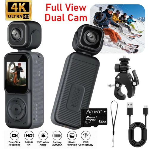 Action camera doppia - action, hd