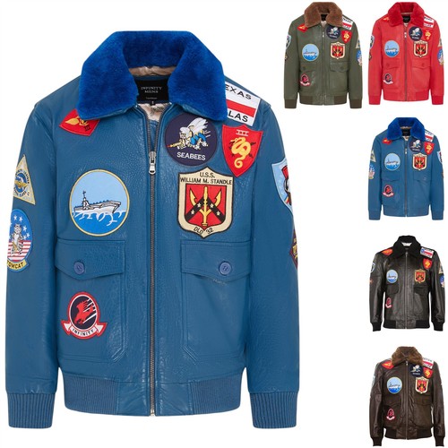 Giacca uomo topgun pelle tom - uomo,
