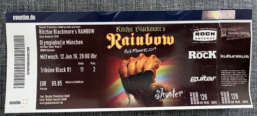 Rainbow biglietto munchen - biglietto,