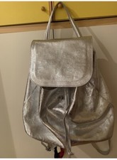 Borse Borsa Zaino Argento Vera