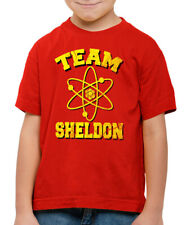 T-shirt bambino Sheldon Team big theory atom bang cooper tbbt college bazinga
