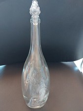 Bottiglia Whisky Liquori Cognac Brandy Caraffa Decanter In Vetro vintage