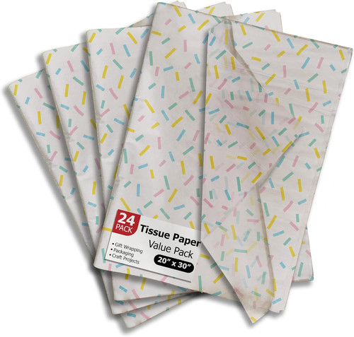 Carta velina stampata confetti