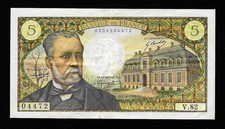 Biglietto Da 5 Franchi Pasteur