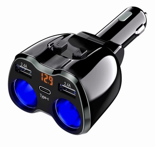 Caricabatteria auto usb c - da,