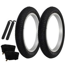 PRO+ PNEUMATICI 14" x 1,95" Nero P-1023 con TUBI E LEVE PNEUMATICI 33mm Valvola Schrader