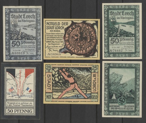 Lorch stadt pfennig 2x - lorch, 25