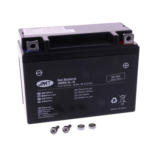 Batteria gel jmt yb6 12v - gel,