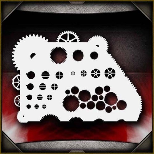 Gear master aerografo - gear, stencil