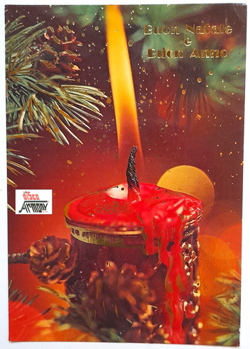Cartolina buon natale e - "buon,