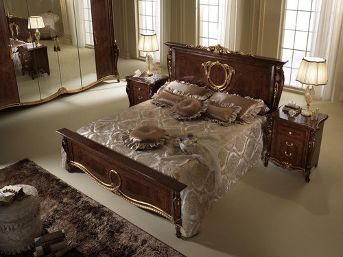 Letto matrimoniale legno