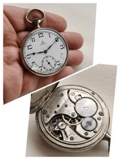 20s OMEGA CAL. 40.6 LT1 VINTAGE POCKET WATCH UHREN OROLOGIO TASCA WORKING 48mm