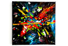 Artiste B Jost , acrylique sur