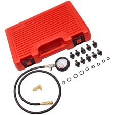 Strumento Test Pressione Olio for Auto Moto con Adattatori Multipli M10-M18